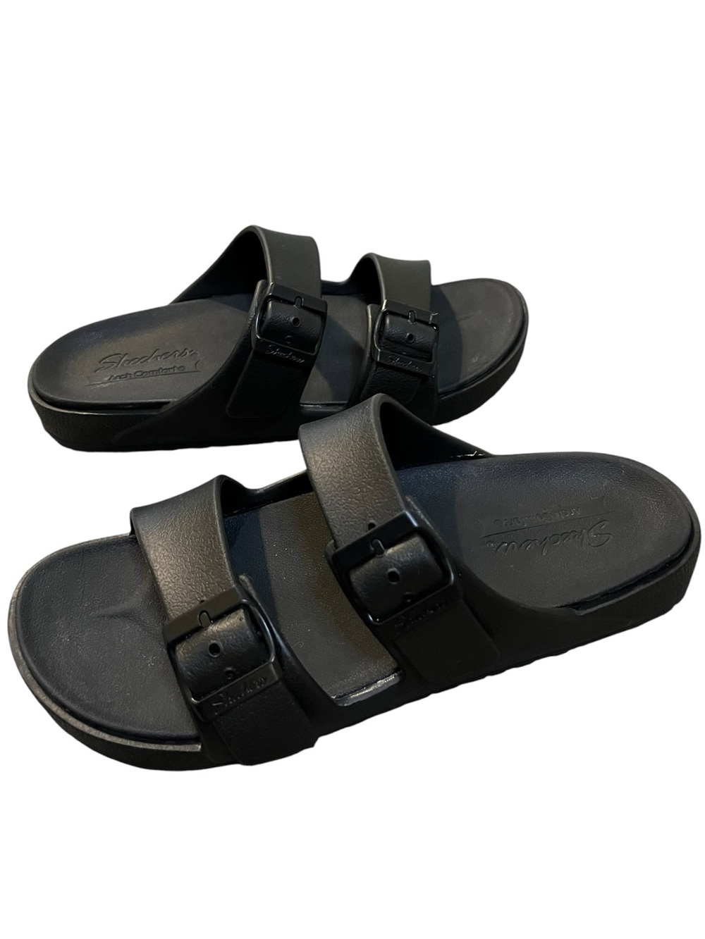 Sketchers Foamies Cali Breeze Black Slide Sandals